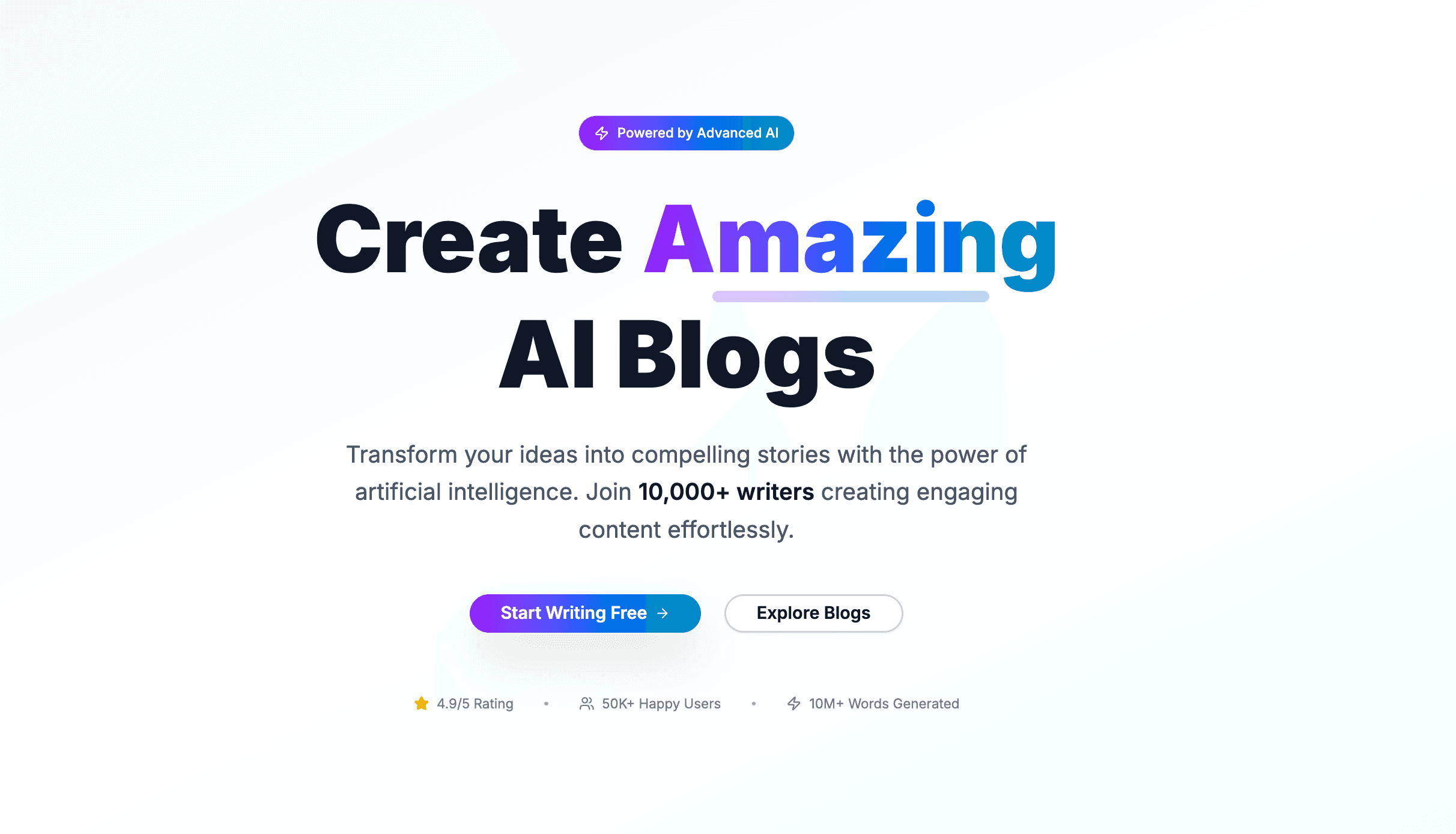 Ink Genius AI - AI & Content project screenshot