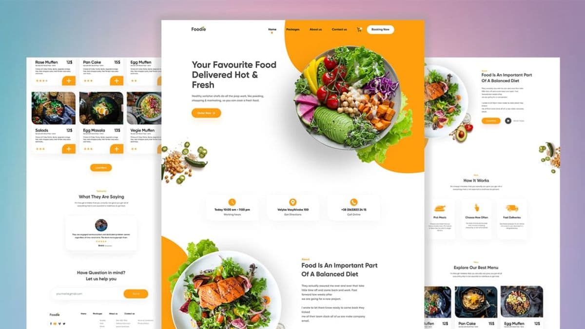 Food Delivery Website - Food project screenshot