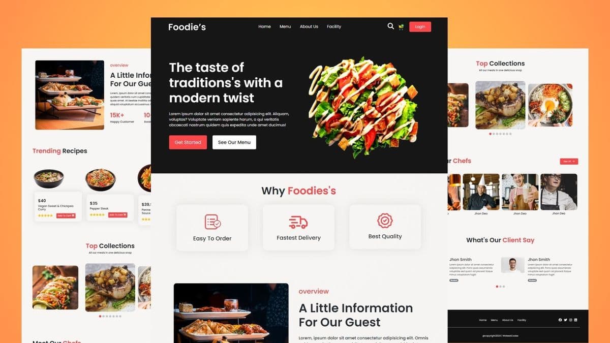 Foodies - Food Delivery - Food project screenshot